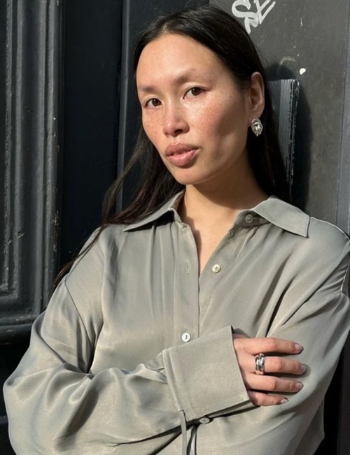 LIE STUDIO THE VERA EARRINGS SILVER